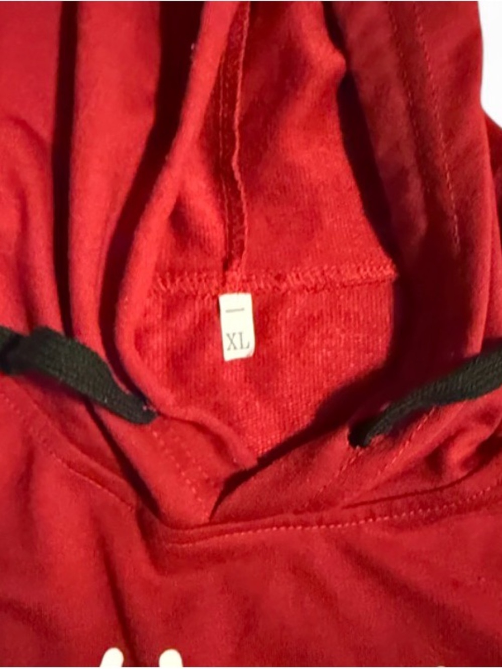 Friends “I’ll Be There For You” Red Cropped Hoodie Size XL - Picture 4 of 4